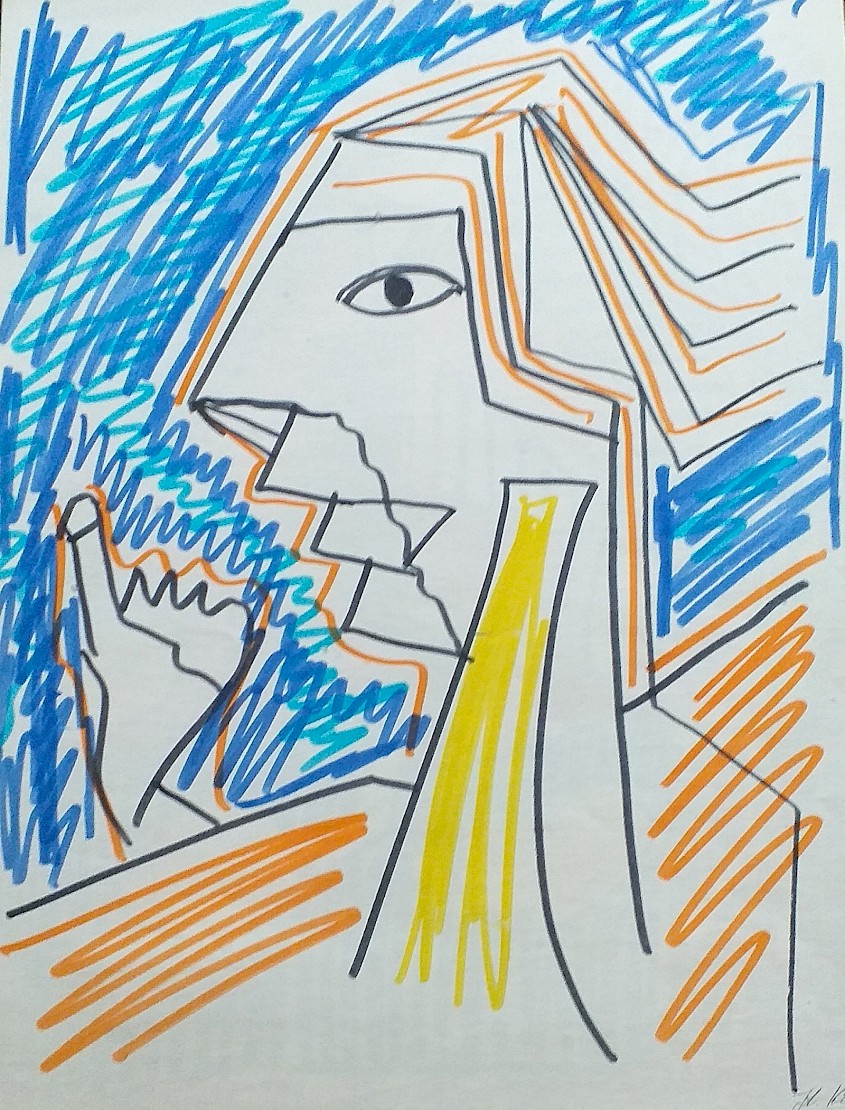 Johannes Kühn -ohne Titel- aus der Sammlung von Hermann Backes